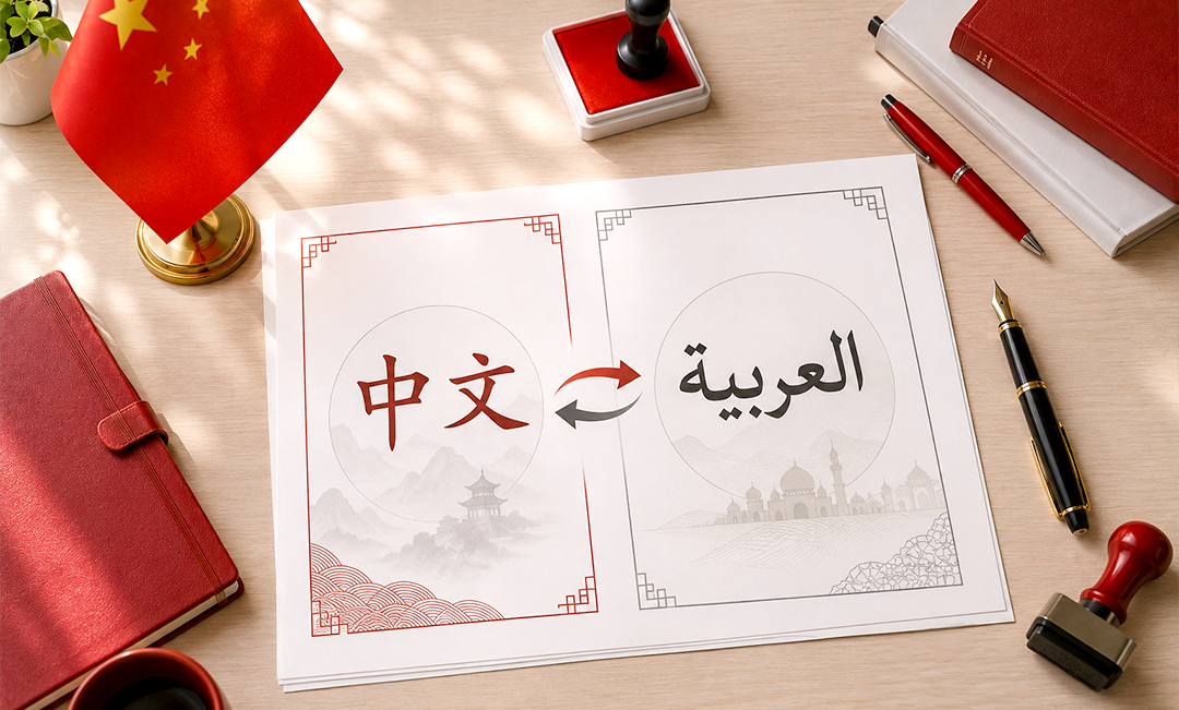 Notary Certification Chinese to Arabic translation